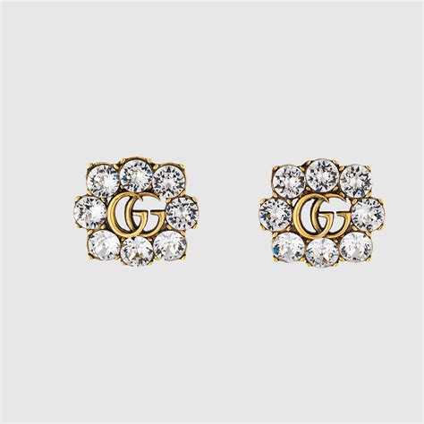 gucci single earring dupe|gucci double g hoop earrings.